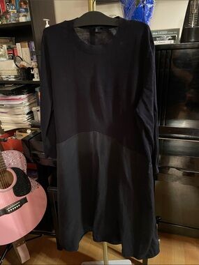 COS Black Crewneck Sweater
